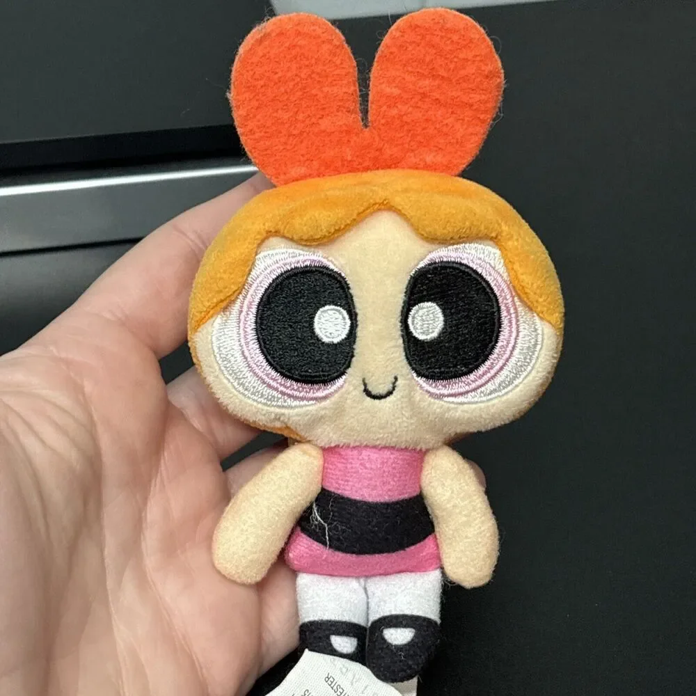 Powerpuff Girls Blossom Plush Keychain 5” Bag Clip Stuffed Toy Spin Master 2016